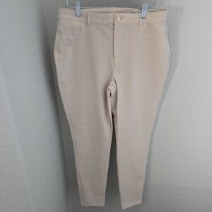 Chicos Womens Pants Size 1R (8) Ivory